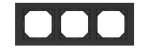 Rėmelis VILMA Qr1000 R03 Fit Line, 3 vietų, matinės juodos sp.