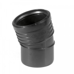Betriuk&scaron;mės kanalizacijos alkūnė WAVIN SiTech+, d50/15&deg;, 215505015