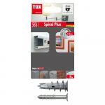 Sukamas kai&scaron;tis GKP TOX Spiral Plus, 37-4, su sraigtu, 4 vnt.