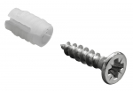 Įvorė su varžtu HETTICH, 40 vnt., 5 x 9 mm, 3,5 x 16 mm, 9081038