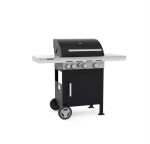 Dujinė kepsninė BARBECOOK Spring 3212, matmenys 133x57x115cm, 3 degikliai 11,4kW +1 degiklis 2,3kW,