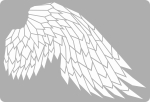 Sienų &scaron;ablonas PRIMACOL Mega Angel Wings 528