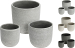 Lauko vazonas, rudos sp., 14,5 x 14,5 x 14 cm.