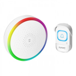 Skambutis bevielis ORNO Entiko Ac, LED RGB, nuotolis 300m, 230V AC, 60 melod., diapazonas 0-92dB, ba