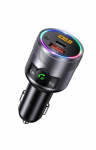 Moduliatorius KENNER FT-626,  FM,  12-24 V,  2x USB-A jungtys,  juodos sp.