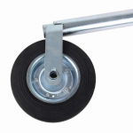 Automobilio priekabos atraminis ratukas ALBURNUS SS200, 48 mm, maksimali apkrova: 150 kg statinė pad