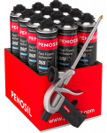 Greito sukibimo klijuojančios putos PENOSIL Adhesive 888,  (12 vnt. x 830 ml) + putų pistoletas C1