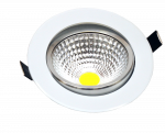 Įmontuojamas LED &scaron;viestuvas ORRO, LED 5 W, 220-240 V, 300 lm, 3000 K, apvalus, D85x55 mm, pjovimo sk