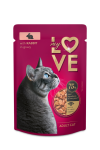 Konservuotas kačių ėdalas MY LOVE, triu&scaron;iena su padažu, 85g