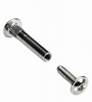 Sujungimo varžtas HETTICH, pak. 10 vnt. 28-38mm, dengtas nikeliu, 89316