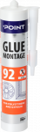 Montažiniai klijai POINT 92, putų polistirolui, 280 ml