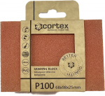 Kempinė &scaron;lifavimui CORTEX BQ, 68x98x25 mm, P100, aliuminio oksidas su keramika