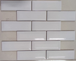 Mozaika INCA MOSAICS Brick, 293 x 293 x 6 mm, 13 vnt./dėž., akmens masės, glazūruota, spl. balta bli