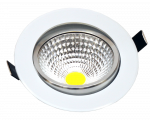 Įmontuojamas &scaron;viestuvas ORRO, LED 7 W, 220-240 V, 420 lm, 3000 K, 30.000 h, apvalus, baltas