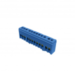Kontaktinė kaladėlė MOREK MAD1012N15, 12 vietų, nulinis, N12H, 12 x 16 mm&sup2;, IP20, mėlynos spalvos
