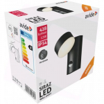 Lauko &scaron;viestuvas AVIDE Siraz At-8562, LED 12W, 220-240V, 4000K, 428 lm, IP54, sieninis, su judesio d
