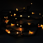 &Scaron;viečianti girlianda - varveklis SUNLUX 5L 150-2, G3, 150 LED, ilgis - 3 m., &scaron;iltai balta sp., IP44,