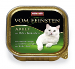 Konservuotas kačių ėdalas VOM FEINSTEN Classic, kalakutiena+triu&scaron;iena 100g