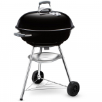 Anglies kepsninė WEBER Compact Kettle, skersmuo 57cm, su ratukais, juoda