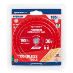 Medienos pjovimo diskas SPECIALIST+ Premium, akumuliatoriniams pjūklams, 165x20 mm, 36 dantys