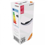 Lauko &scaron;viestuvas AVIDE Venice At-8586, LED 9W, 220-240V, 4000K, 415 lm, IP54, sieninis, baltos/juodo