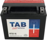 Akumuliatorius TAB, AGM, motociklinis, YTX12BS, 10AH, 12V, A, 150 x 88 x 110 mm, starterinis, rūg&scaron;ti
