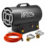 Dujinis &scaron;ildytuvas WARMTECH WTCACG50-25, &scaron;ildymo galia 50 kW, sąnaudos 3,65 kg/h