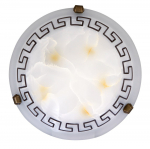 Lubinis &scaron;viestuvas RABALUX Etrusco, E27, 1 x 60W, 230V 50Hz, IP20, rudai baltos sp., 300 mm, 7648