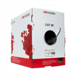 Kompiuterinis kabelis HIK-VISION CAT5E/UTP(CU), 4x2x0,5 neekranuotas, viengyslis, varinis, juodos sp