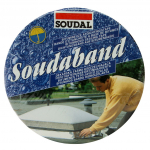 Hermetizavimo juosta SOUDAL Soudaband-Olow, Bituminė juosta su dažytu 15 cm x 10 m, grafito spalvos