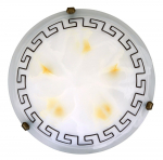 Lubinis &scaron;viestuvas RABALUX Etrusco, E27, 2 x 60W, 230V 50Hz, IP20, rudai baltos sp., 400 mm, 7649