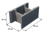 Blokeliai VBG Haus P6-30 Pamatiniai, matmenys 500 x 300 x 250 mm, 1m3 - 26,67  vnt