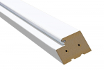 Laminuotų durų su užlaida stakta VOSTER, horizontali, spalva White, matmenys 844 x 90 x 44 mm, 1 vnt