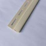 PVC užbaigimo profilis S 14 SIDING BOR, Ilgis 3,81 m, kremo spalvos