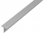 Aliuminio profilis T formos, matmenys 15 x 15 x 1,5 x 1000 mm, 472092