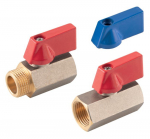 Žalvariniai mini rutuliniai vožtuvai FERRO, 1/2" v-i-F-COMFORT, KRN1