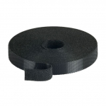 Kabliukų ir kilpučių suri&scaron;imo juosta FIX-O-MOLL, 10mm x 5m, juoda sp.