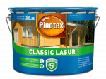 Medienos impregnantas PINOTEX Classic Lasur, 10 l, raudonmedis, matinis