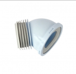 Alkūnė klozetui ANI, 45 laipsnių, skersmuo 110 mm, trumpesnė, kilmės &scaron;alis Lietuva