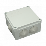 Paskirstymo dėžutė S-BOX Sez, pavir&scaron;inė, 100 x 100 x 50 mm, guma, IP55