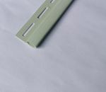 PVC užbaigimo profilis S 14 SIDING BOR, Ilgis 3,81 m,  &scaron;viesios žalios spalvos