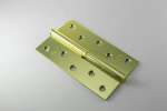 Durų vyris MP, MEN-125-L-FH, 125 x 65 x 2,5 mm, kairės pusės, aukso spalvos