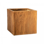 Keraminis lauko vazonas Donica Bellagio III, rudos sp., 36,5 x 36,5 x 34,5 cm.