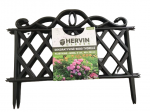 Dekoratyvinė tvorelė HERVIN GARDEN, juodos sp., 480 x 360 mm, 4 vnt., 180294