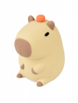 Naktinis &scaron;viestuvas CAPYBARA Kapibara, įkraunama baterija USB-C laidu, 1200 mAh, silikoninis