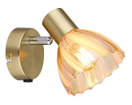 Kryptinis &scaron;viestuvas GLOBO Zachery, E14, 1 x 40W, 230V, geltonos sp., 100x125x160 mm