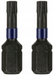 Smūginiai sukimo antgaliai IRWIN Impact Pro, 25 mm, 2 x T15