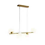 Pakabinamas &scaron;viestuvas SEARCHLIGHT Lux & Belle, G9, 230x230x760 mm, aukso sp., 93041-4GO