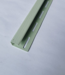 PVC J tipo profilis S 15 SIDING BOR, Ilgis 3,81 m, &scaron;viesios žalios spalvos