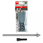Srieginis strypas tvirtinimo dervai TOX Stix-VZ, M8/110 mm, cinkuotas, 8 vnt.